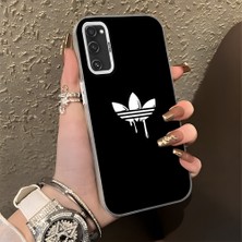 HONTINGA Samsung Galaxy S20 Fe ile Uyumlu Kılıfı Silikon Kenar Sert Arka Düşüme Önleyici Basitlik Anti Düşme Kamera Korumali Marka Desen Telefon Kılıfı Kadın ve Erkek Için Uygundur K1-0869