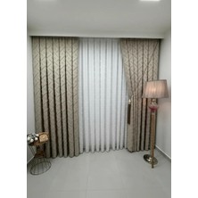 Nivemes Home Nivemeshome Aryel  1-006 1/2,5 Pileli  Tül Perde Apm