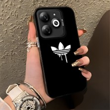 HONTINGA Tecno Spark 20 ile Uyumlu Kılıfı Silikon Kenar Sert Arka Düşüme Önleyici Basitlik Anti Düşme Kamera Korumali Marka Desen Telefon Kılıfı Kadın ve Erkek Için Uygundur K1-0869
