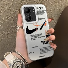 HONTINGA Poco C65 ile Uyumlu Kılıfı Silikon Kenar Sert Arka Düşüme Önleyici Basitlik Anti Düşme Kamera Korumali Streetwear Desen Telefon Kılıfı Kadın ve Erkek Için Uygundur K1-0870