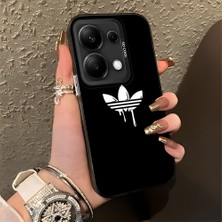 HONTINGA Xiaomi Redmi Note 13 Pro 4g ile Uyumlu Kılıfı Silikon Kenar Sert Arka Düşüme Önleyici Basitlik Anti Düşme Kamera Korumali Marka Desen Telefon Kılıfı Kadın ve Erkek Için Uygundur K1-0869