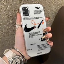 HONTINGA Samsung Galaxy A31 ile Uyumlu Kılıfı Silikon Kenar Sert Arka Düşüme Önleyici Basitlik Anti Düşme Kamera Korumali Streetwear Desen Telefon Kılıfı Kadın ve Erkek Için Uygundur K1-0870