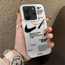 HONTINGA Xiaomi Redmi Note 14 ile Uyumlu Kılıfı Silikon Kenar Sert Arka Düşüme Önleyici Basitlik Anti Düşme Kamera Korumali Streetwear Desen Telefon Kılıfı Kadın ve Erkek Için Uygundur K1-0870