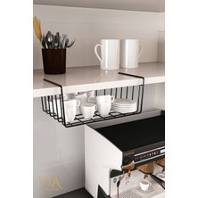 Özbience Pratik Dolap Içi Düzenleyici Kanguru Raf ve Fincanlık Organize