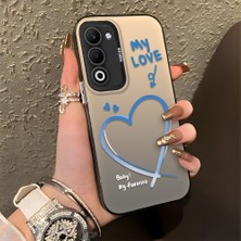 HONTINGA Oppo A5 5g ile Uyumlu Kılıfı Silikon Kenar Sert Arka Düşüme Önleyici Basitlik Anti Düşme Kamera Korumali Kalp Desen Telefon Kılıfı Kadın ve Erkek Için Uygundur K1-0868