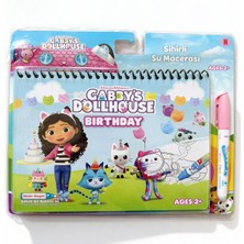 Magic Water Gabby's Dollhouse Birthday Sihirli Boyama Kitabı Water Painting