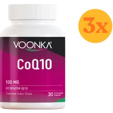 Vonka Voonka Co Q10 100 Mg Koenzim 30 Yumuşak Jel Kapsül - 3 Adet (90 Kapsül)