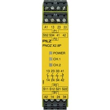 Pilz 777301 Pnoz X2.8p 24VACDC 3n/o 1n/c Güvenlik Rölesi 24V Ac/dc 3no+1nc  Sıfır Kutusuz