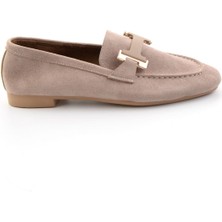 Bambi Toprak  Kadın Loafer Ayakkabı K01688012272
