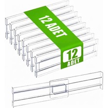 Özbience 12 Adet Akrilik Teleskopik Çekmeceli Düzenleyici ve Bölücü Set