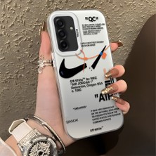 HONTINGA Samsung Galaxy A17 ile Uyumlu Kılıfı Silikon Kenar Sert Arka Düşüme Önleyici Basitlik Anti Düşme Kamera Korumali Streetwear Desen Telefon Kılıfı Kadın ve Erkek Için Uygundur K1-0870