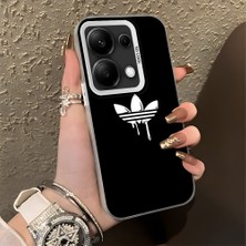 HONTINGA Xiaomi Redmi Note 13 Pro 4g ile Uyumlu Kılıfı Silikon Kenar Sert Arka Düşüme Önleyici Basitlik Anti Düşme Kamera Korumali Marka Desen Telefon Kılıfı Kadın ve Erkek Için Uygundur K1-0869