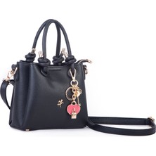 Nas 1498 Kadın El ve Omuz Çantası Siyah