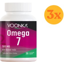 Vonka Voonka Omega 7 Balık Yağı 500 Mg 30 Softgel - 3 Adet (90 Softgel) - Dezenfektan Hediyeli (%72 Alkol)