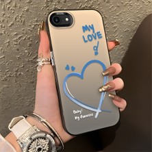 HONTINGA iPhone 7 ile Uyumlu Kılıfı Silikon Kenar Sert Arka Düşüme Önleyici Basitlik Anti Düşme Kamera Korumali Kalp Desen Telefon Kılıfı Kadın ve Erkek Için Uygundur K1-0868