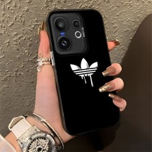 HONTINGA Vivo X200 Fe ile Uyumlu Kılıfı Silikon Kenar Sert Arka Düşüme Önleyici Basitlik Anti Düşme Kamera Korumali Marka Desen Telefon Kılıfı Kadın ve Erkek Için Uygundur K1-0869