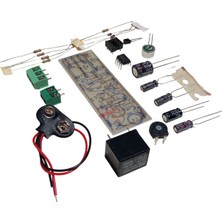 Devre Dünyası Dc 9-12V Ses ile Röle Kontrol (Ses Algıladığı Sürece Röle Aktif) Kendin Yap Hobi Devresi Dıy Lehimleme Kiti - Demonte(Montesiz)