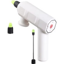Aksesuarcı USB Şarjlı Şişeye Takılabilen Su Püskürtme Tabancası, Çiçek Bitki Bahçe Sulama, Ilaçlama, Oto Su Köpük Püskürtücü