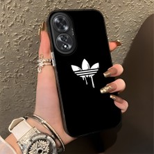 HONTINGA Oppo A60 ile Uyumlu Kılıfı Silikon Kenar Sert Arka Düşüme Önleyici Basitlik Anti Düşme Kamera Korumali Marka Desen Telefon Kılıfı Kadın ve Erkek Için Uygundur K1-0869
