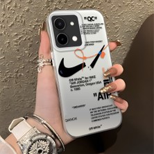 HONTINGA Vivo Y28 ile Uyumlu Kılıfı Silikon Kenar Sert Arka Düşüme Önleyici Basitlik Anti Düşme Kamera Korumali Streetwear Desen Telefon Kılıfı Kadın ve Erkek Için Uygundur K1-0870
