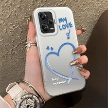 HONTINGA Redmi Note 12 Pro 5g ile Uyumlu Kılıfı Silikon Kenar Sert Arka Düşüme Önleyici Basitlik Anti Düşme Kamera Korumali Kalp Desen Telefon Kılıfı Kadın ve Erkek Için Uygundur K1-0868