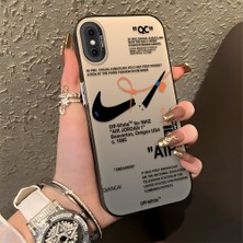 HONTINGA iPhone Xs ile Uyumlu Kılıfı Silikon Kenar Sert Arka Düşüme Önleyici Basitlik Anti Düşme Kamera Korumali Streetwear Desen Telefon Kılıfı Kadın ve Erkek Için Uygundur K1-0870