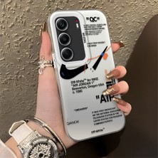 HONTINGA Tecno Camon 40 ile Uyumlu Kılıfı Silikon Kenar Sert Arka Düşüme Önleyici Basitlik Anti Düşme Kamera Korumali Streetwear Desen Telefon Kılıfı Kadın ve Erkek Için Uygundur K1-0870