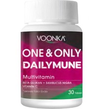 Vonka Voonka One & Only Dailymune Multivitamin 30 Tablet - Dezenfektan Hediyeli (%72 Alkol)