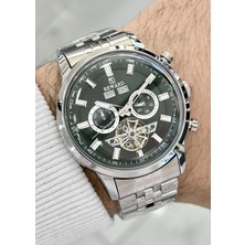 Reward Çelik Kordon Fonksiyonlu Yeşil Katran Otomatik Erkek Kol Saati Ilk.44