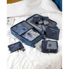Özbience Lacivert 6'lı Organizer Set, Şık ve Fonksiyonel Depolama Çözümü