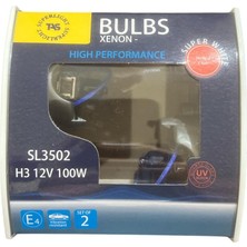 Arcars H3 Far Ampulu 12V Beyaz Isık 100W