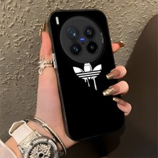 HONTINGA Vivo X300 Pro ile Uyumlu Kılıfı Silikon Kenar Sert Arka Düşüme Önleyici Basitlik Anti Düşme Kamera Korumali Marka Desen Telefon Kılıfı Kadın ve Erkek Için Uygundur K1-0869