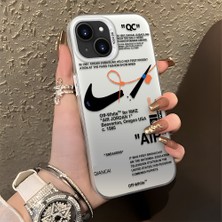 HONTINGA iPhone 13 ile Uyumlu Kılıfı Silikon Kenar Sert Arka Düşüme Önleyici Basitlik Anti Düşme Kamera Korumali Streetwear Desen Telefon Kılıfı Kadın ve Erkek Için Uygundur K1-0870