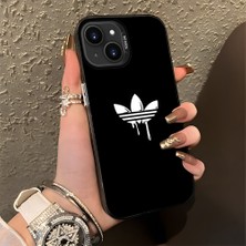 HONTINGA iPhone 14 Plus ile Uyumlu Kılıfı Silikon Kenar Sert Arka Düşüme Önleyici Basitlik Anti Düşme Kamera Korumali Marka Desen Telefon Kılıfı Kadın ve Erkek Için Uygundur K1-0869