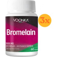Vonka Voonka Bromelain 60 Kapsül - 3 Adet (180 Kapsül)