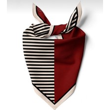 618 Concept 55X55 Modern Çizgiler Bandana/ Fular