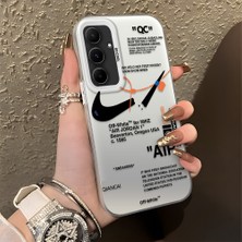 HONTINGA Samsung Galaxy A55 ile Uyumlu Kılıfı Silikon Kenar Sert Arka Düşüme Önleyici Basitlik Anti Düşme Kamera Korumali Streetwear Desen Telefon Kılıfı Kadın ve Erkek Için Uygundur K1-0870