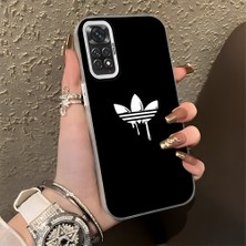 HONTINGA Xiaomi Redmi Note 11S ile Uyumlu Kılıfı Silikon Kenar Sert Arka Düşüme Önleyici Basitlik Anti Düşme Kamera Korumali Marka Desen Telefon Kılıfı Kadın ve Erkek Için Uygundur K1-0869