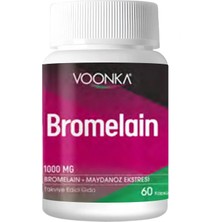 Vonka Voonka Bromelain 60 Kapsül - Dezenfektan Hediyeli (%72 Alkol)