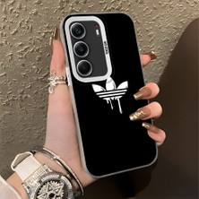 HONTINGA Tecno Camon 40 ile Uyumlu Kılıfı Silikon Kenar Sert Arka Düşüme Önleyici Basitlik Anti Düşme Kamera Korumali Marka Desen Telefon Kılıfı Kadın ve Erkek Için Uygundur K1-0869
