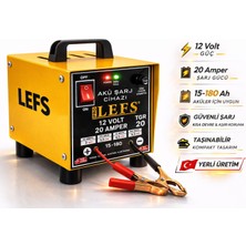 Bosch Prolefs TGR20 12V 20 Amper Akü Şarj Cihazı 15-180 Ah Uyumlu Saatte 15A Dolum