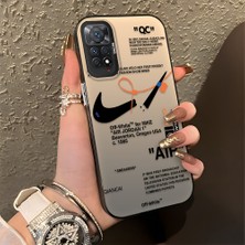 HONTINGA Xiaomi Redmi Note 11 Pro ile Uyumlu Kılıfı Silikon Kenar Sert Arka Düşüme Önleyici Basitlik Anti Düşme Kamera Korumali Streetwear Desen Telefon Kılıfı Kadın ve Erkek Için Uygundur K1-0870