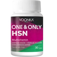 Vonka Voonka One & Only Hsn Multivitamin 30 Tablet - Dezenfektan Hediyeli (%72 Alkol)