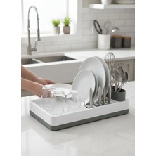 Minihome Bulaşıklık Tezgah Üstü Kurutmalık Tabaklık Bulaşık Sepeti Bulaşık Kurutma