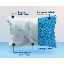 Ayarlanabilir Hafızalı Ortopedik Yastık – Çift Yüzey - Serinletici ve Bambu Kumaş – Boyun Destekli