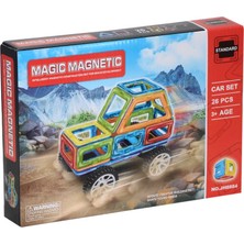 Magic Magnetic 26 Parça Araba Tekerli Magnetik JH8884