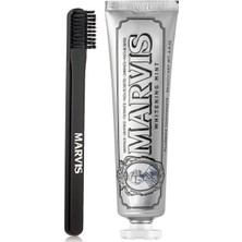 Marvis Whitening Mint Beyazlatıcı Diş Macunu 85 Ml Nane Aromalı Orta Sert Diş Fırçası