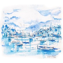 Derin's Design Art Sulu Boya Resim 5