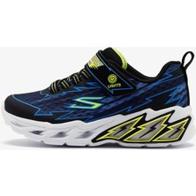 Skechers Light Storm 2.0 Bolt Brights Kids Sneaker Cırt Cırtlı Işıklı Çocuk Ayakkabısı Lacivert