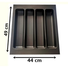 Özbience Mikro Kabartma Desenli Antrasit Kepçe Kesilebilir En 40 Boy 40 cm